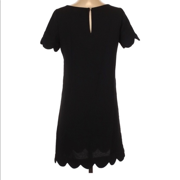 MITTOSHOP LITTLE BLACK DRESS WITH SCALLOPED EDGES SIZE XS - Picture 8 of 8